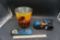 The Lion King Metal Trash Can, Batman Tin & Car