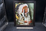 Native American Painting By V. Barck