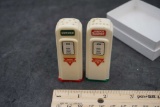 2 - Conoco Fuel Pump Shakers (Salt & Pepper)