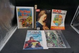 Assorted Literature - Comic Books, Mad & Life