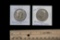2 Kennedy Half Dollars - 1980 D & 1776-1976 D Bicentennial