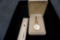 Avon 17 Jewels Pocket Watch Style Necklace