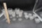 Stemmed Glasses & Glass Ice Cream Dishes
