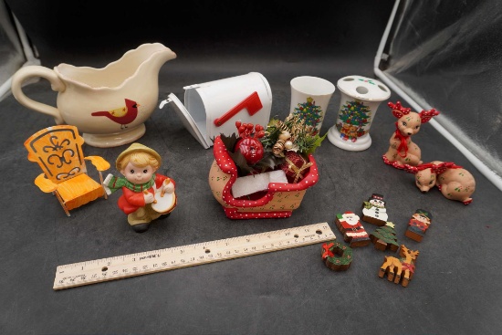 Gravy Boat, Toothbrush Holder, Mini Mailbox, Figurines, Wooden Figurines