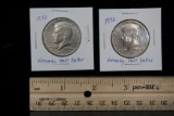 2 - 1972 Kennedy Half Dollars