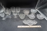 Stemmed Glasses, Creamers, Cups & Ice Cream Dishes