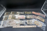 22 - Old Foreign Paper Currency