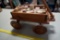 Wooden Wagon W/ Wooden Letter Blocks