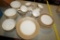 Food Network Brown Wavy Rimmed Plates, Bowls & Mugs