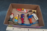 Vintage Wood Figures Outdoorsman Collection