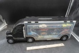 Black Semi Truck Car Case W/ Toy Cars