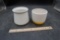 2 - White Planters