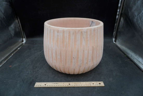 Campania Peach Colored Planter