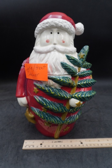 Santa Cookie/Treat Container