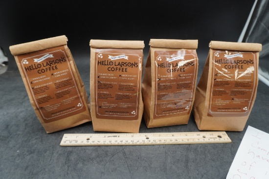 Hello Larsons Ground Coffee (4 Bags, Unopened)