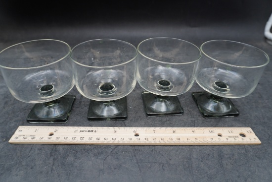 M.C.M. Glasses (Black Tinted On Stem, Excellent Condition)