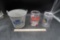 Corona Beer Bucket & 2 Budweiser Steins