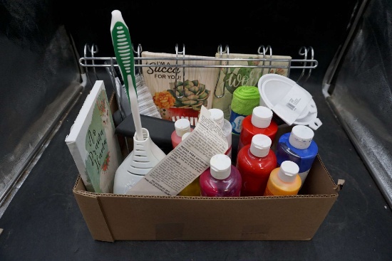 Towel Rack, Paint, Toilet Brush, No Drama Llama Picture, Towel, Funnels