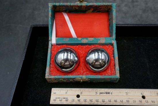 Small Floral Box W/ 2 Ben Wa Balls