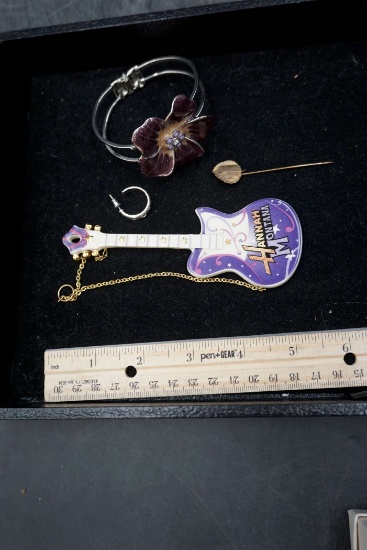 Flower Bracelet, Earring, Hat Pin & Hannah Montana Piece