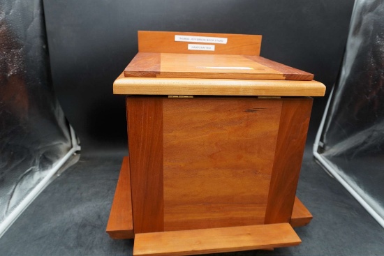 Revolving Handcrafted Thomas Jefferson Book Stand