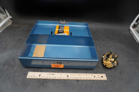 Washington D.C. Paperweight & Blue Lock Box