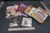 Assorted Cookbooks & 2 Cds