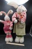 2 - Rabbits Figurines
