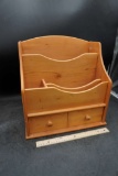 Wooden Letter Organizer