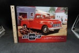 Metal Chevrolet Pickup Sign