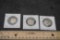 3 Foreign Coins - '82 Cayman Islands, '69 & '66 Bahamas Quarters