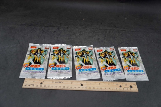 5 - Unopened Yu-Gi-Oh! Limited Edition 8 Packs Of Cards