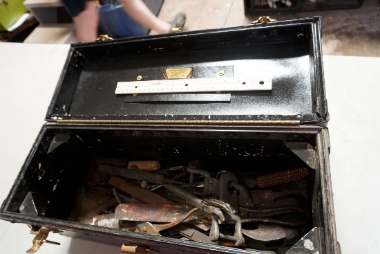 Black Metal Toolbox (Bell System Fiber Box)