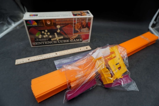 Sentence Cube Game & Race Tracks