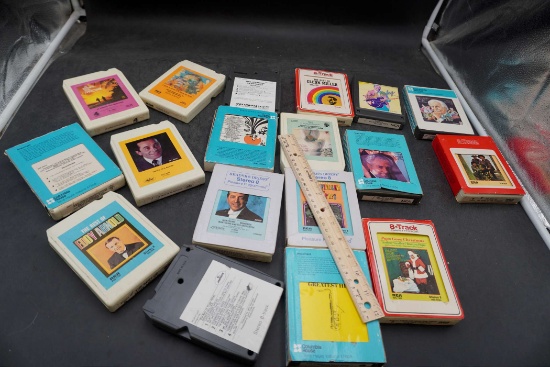 Assorted 8-Track Tapes