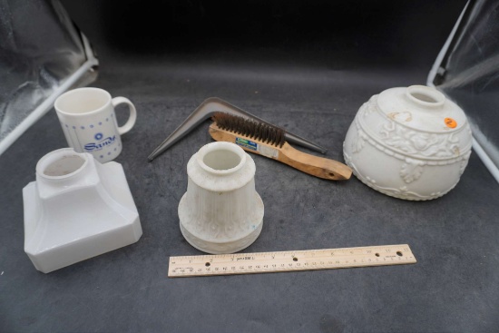 Bracket, Mugs, Bristle Brush, Light Shades