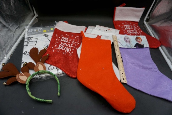 Christmas Ornaments, Table Cover & Headband