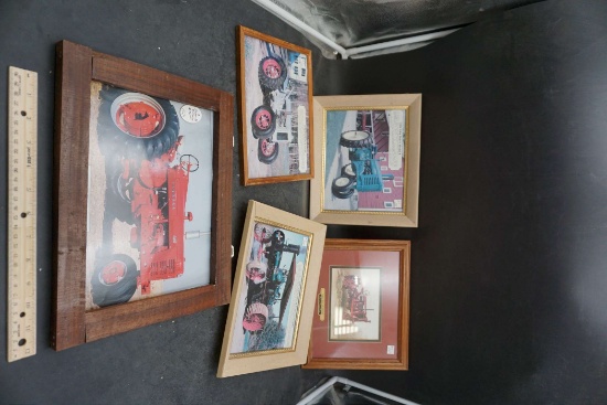 5 - Framed Tractor Pictures