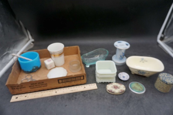 Scissors, Vase, Bowls, Dishes, Toothbrush Holder, Trinket Containers