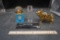 Sweatband, Dog Tape Dispenser, Clinique Happy Cologne & Minnie Mouse Snowglobe