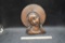 Cast Iron W/ Brass Overlay? Mary Figurine