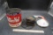 Butter-Nut Tin, Mask & Charger/