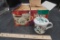 Set Of 4 Porcelain Floral Mugs