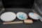 Underwater/Turtle Plates & Bowls, Butter Crock, Crate & Barrel Plates