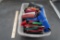 Plastic Tub W/ Assorted Koozies