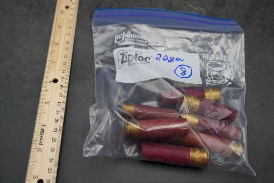 8 - 20 Ga. Shells (Gambles, Etc.)