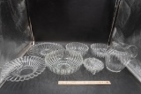 Glass Bowls, Platters, Candy Dish & Pitcher