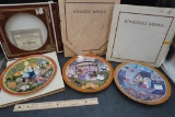 3 - Painted Plates (2 Are Bavaria)