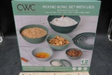 Cook With Color Mixing Bowl Set W/ Lids (Green)