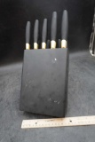 Drew Barrymore Black Knife Set